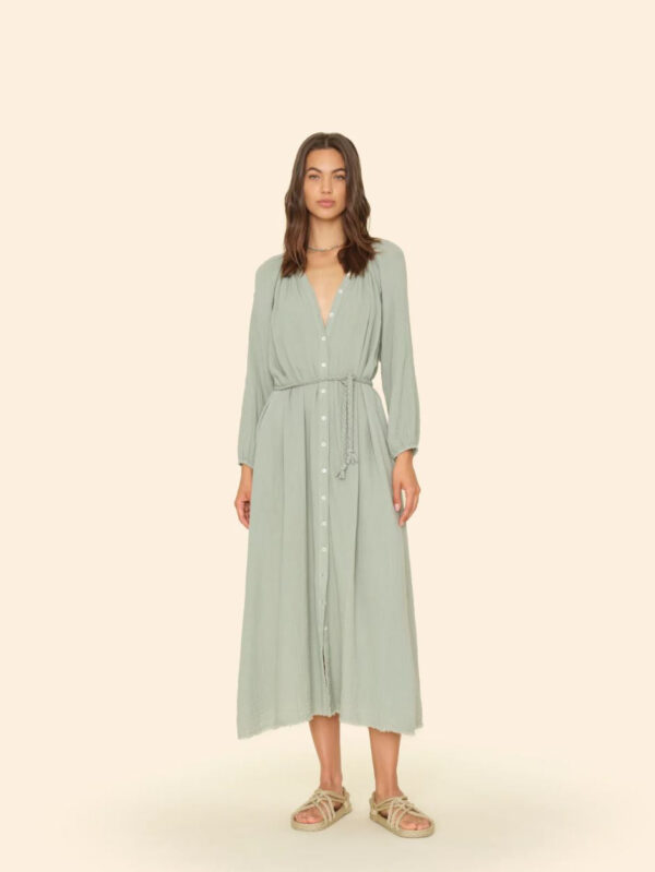 Xirena Andrea Dress in Aqua Grey